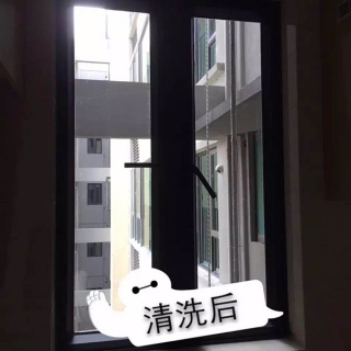 玻璃清洗后